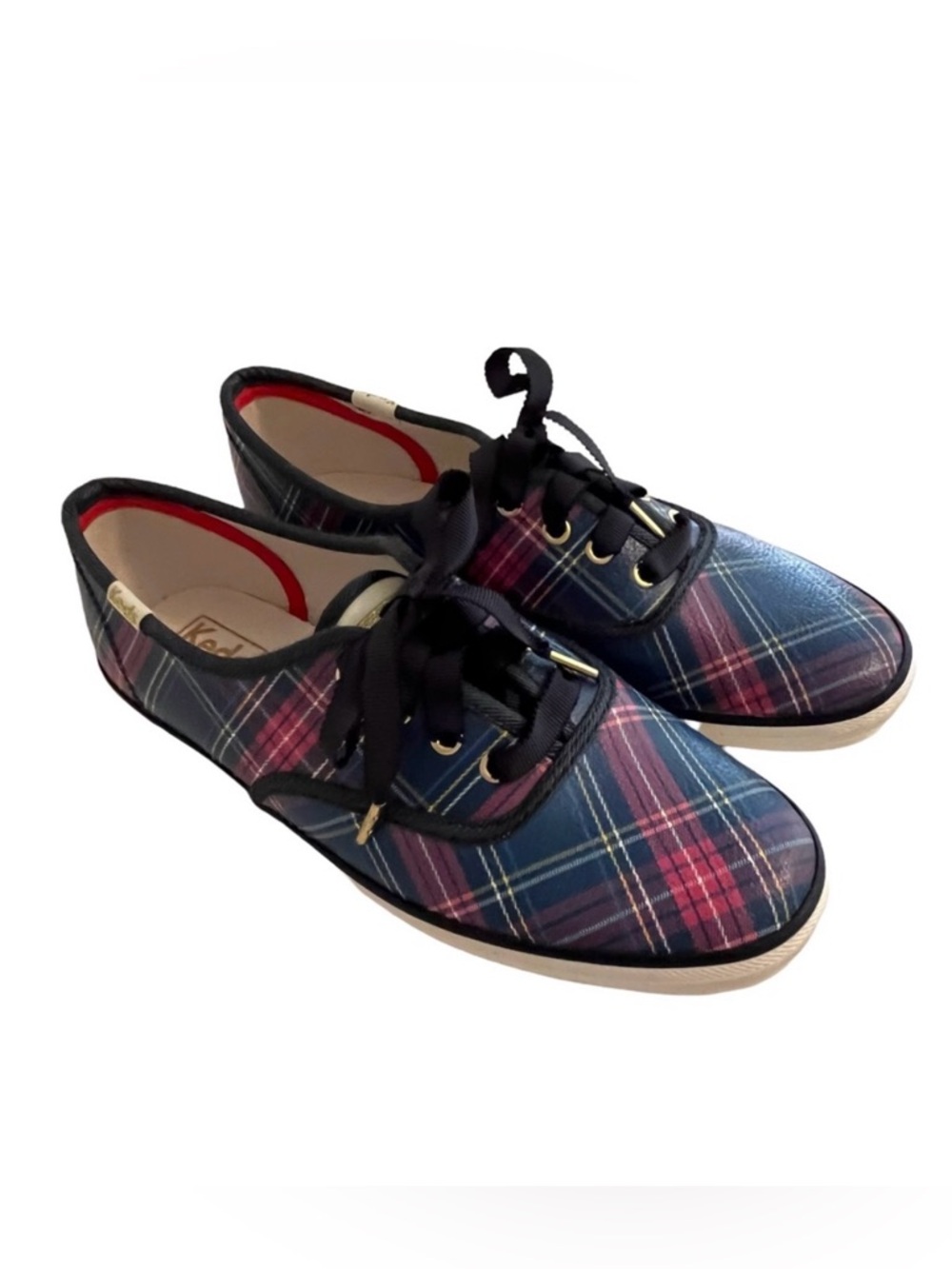 Talbots Exclusive Plaid Keds Champion Sneakers NEW